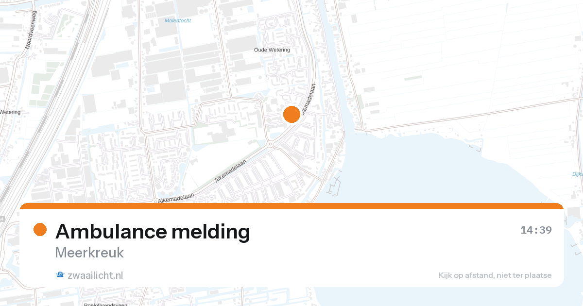 Ambulance melding — 8 mei 2026