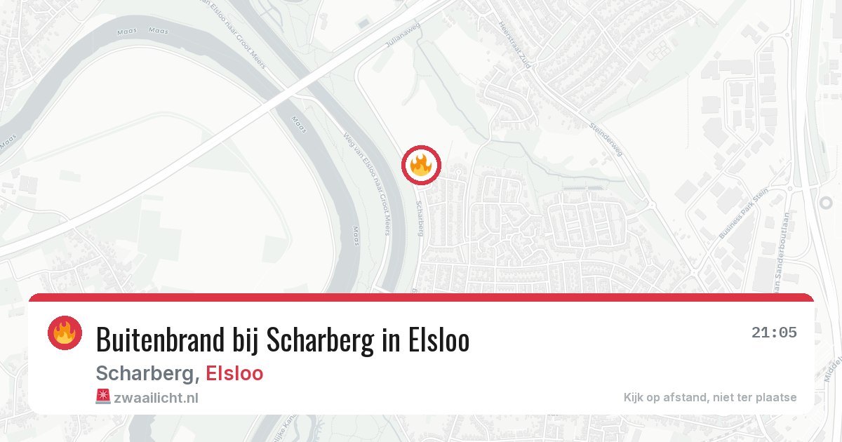 Buitenbrand bij Scharberg in Elsloo — 26 jun 2026