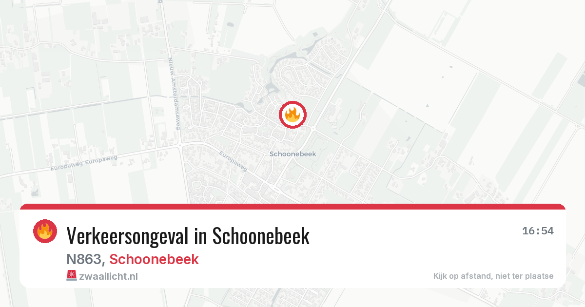 Verkeersongeval in Schoonebeek — 18 mrt 2026