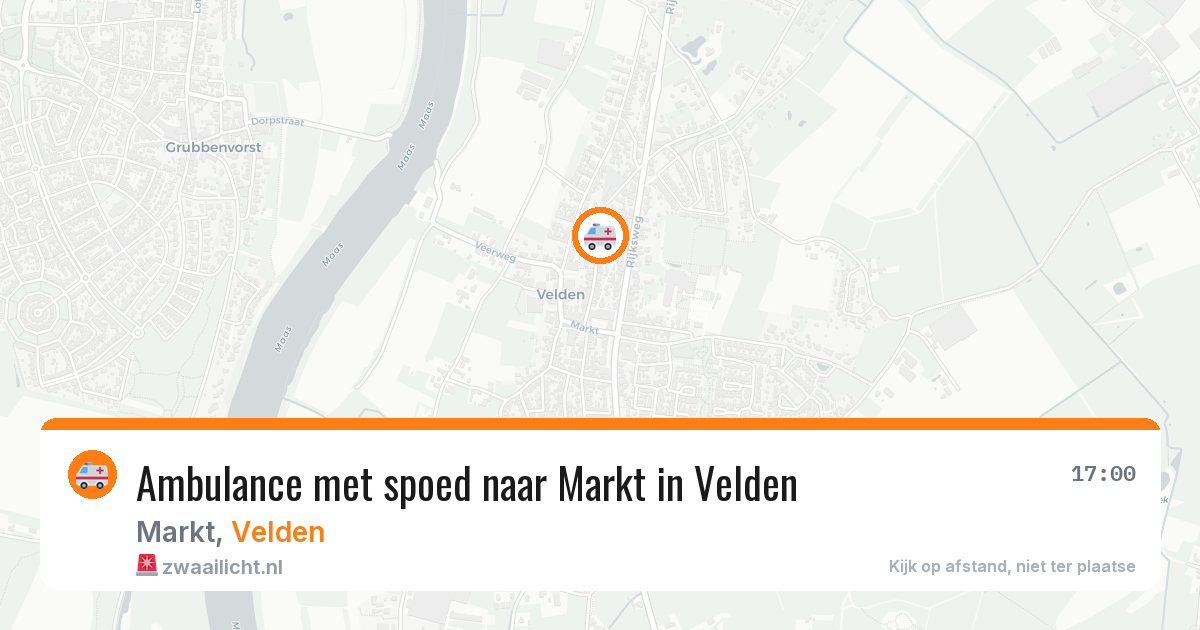 Ambulance met spoed naar Markt in Velden — 29 jul 2026