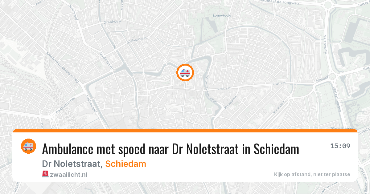 Ambulance met spoed naar Dr Noletstraat in Schiedam — 6 feb 2026