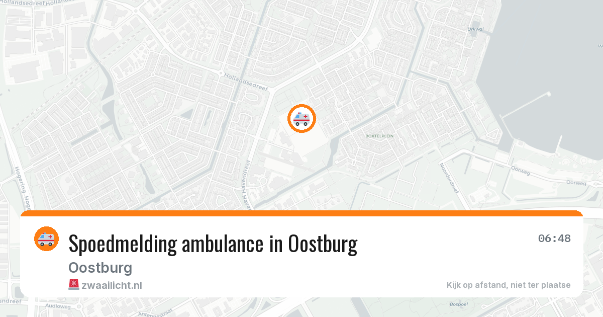 Spoedmelding ambulance in Oostburg — 3 feb 2026