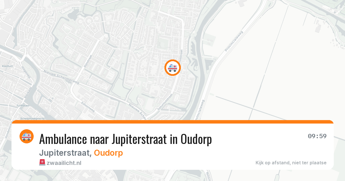 Ambulance naar Jupiterstraat in Oudorp — 29 mei 2026