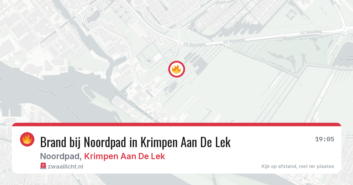Brand bij Noordpad in Krimpen Aan De Lek — 15 jul 2026