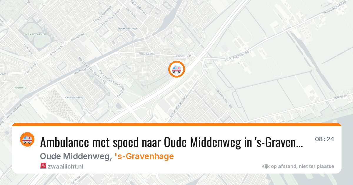 Ambulance met spoed naar Oude Middenweg in 's-Gravenhage — 4 feb 2026