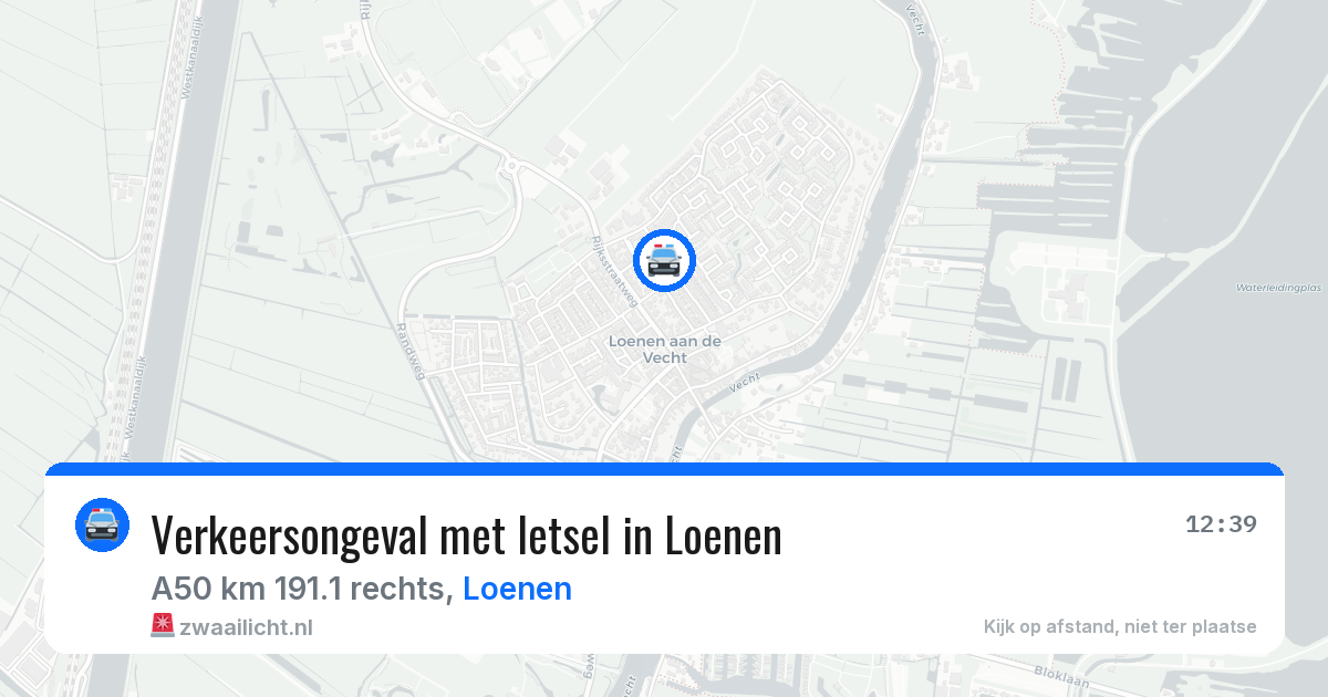 Verkeersongeval met letsel in Loenen — 16 jul 2026
