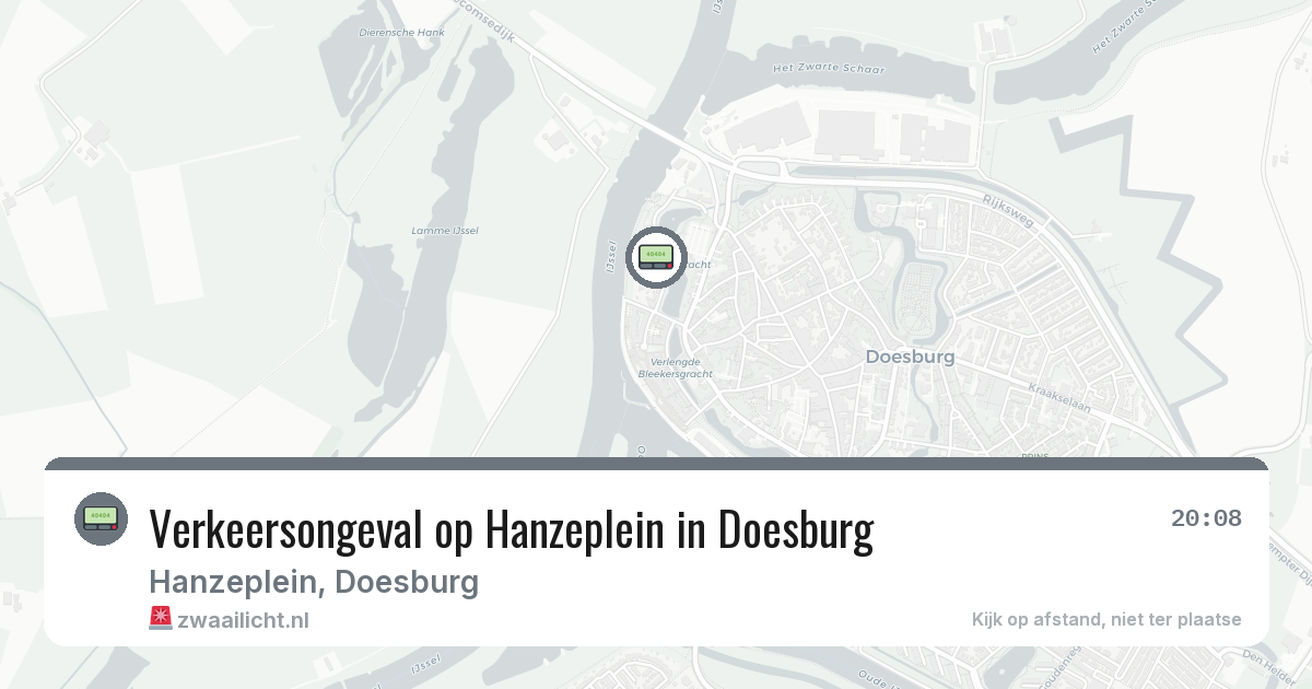Verkeersongeval op Hanzeplein in Doesburg — 21 feb 2026