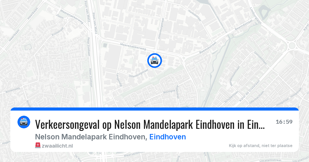 Verkeersongeval op Nelson Mandelapark Eindhoven in Eindhoven — 30 jun 2026
