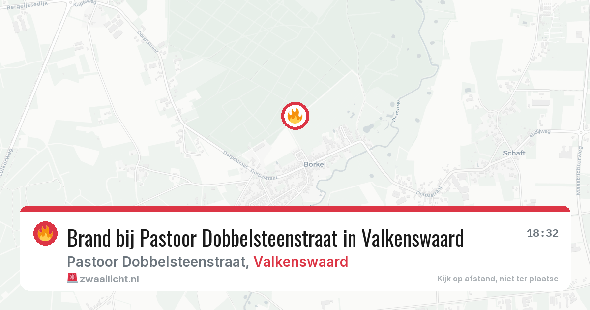 Brand bij Pastoor Dobbelsteenstraat in Valkenswaard — 4 jul 2026