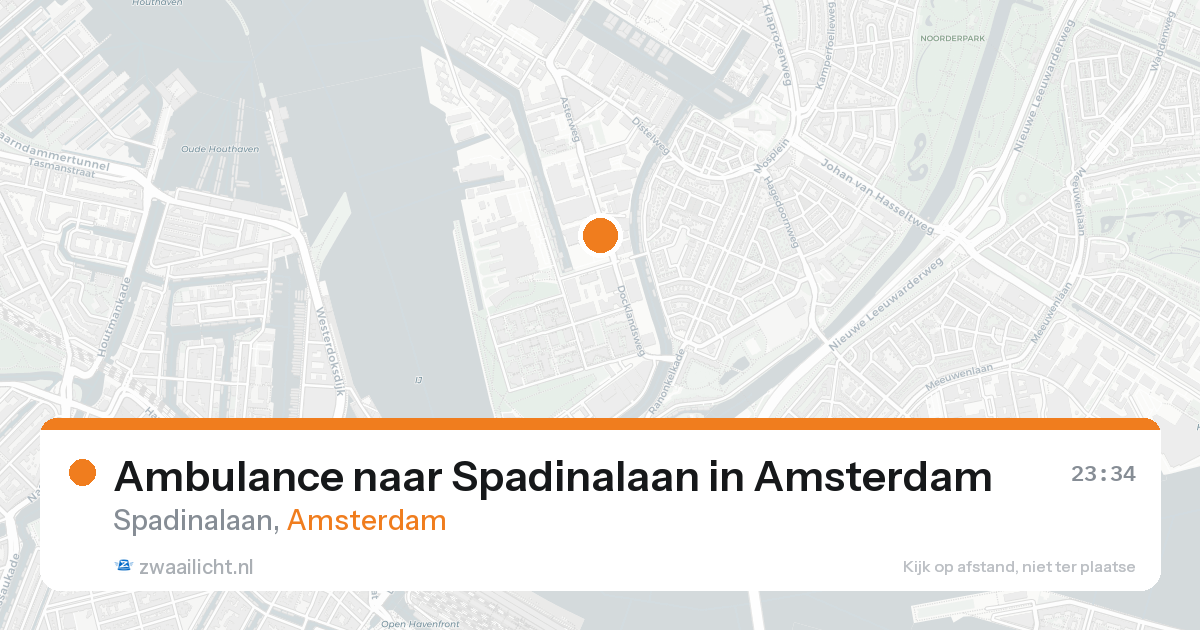 Ambulance naar Spadinalaan in Amsterdam — 31 jan 2026