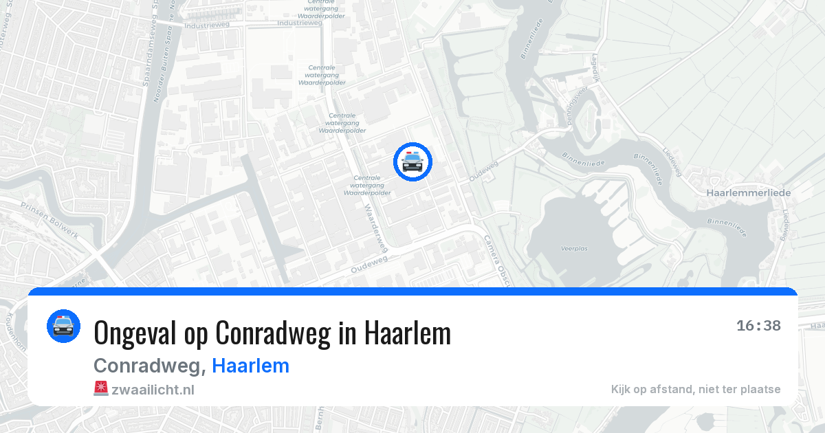 Ongeval op Conradweg in Haarlem — 11 jun 2026