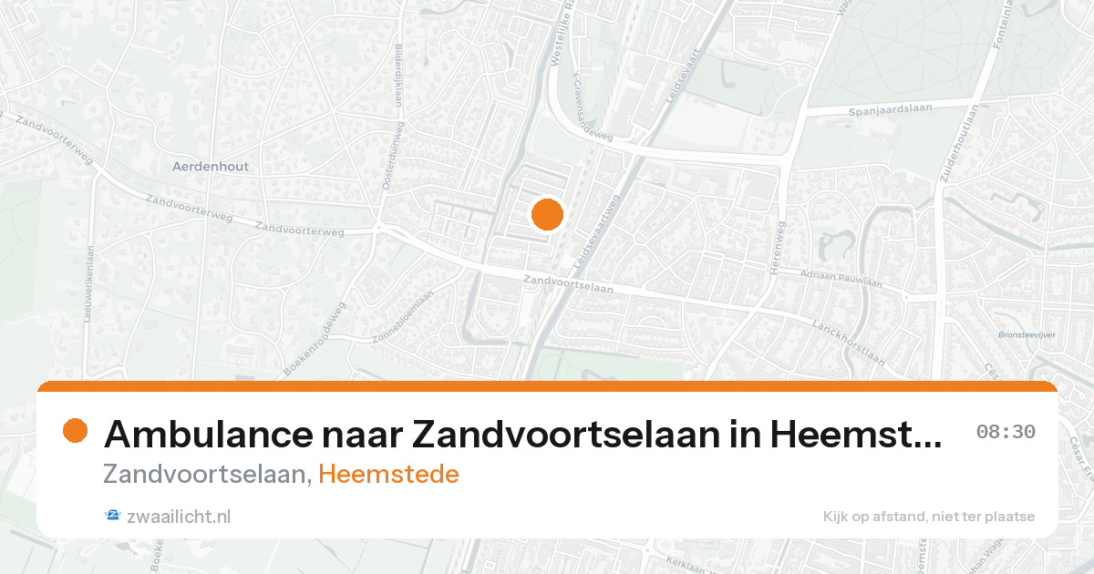 Ambulance naar Zandvoortselaan in Heemstede — 23 mei 2026