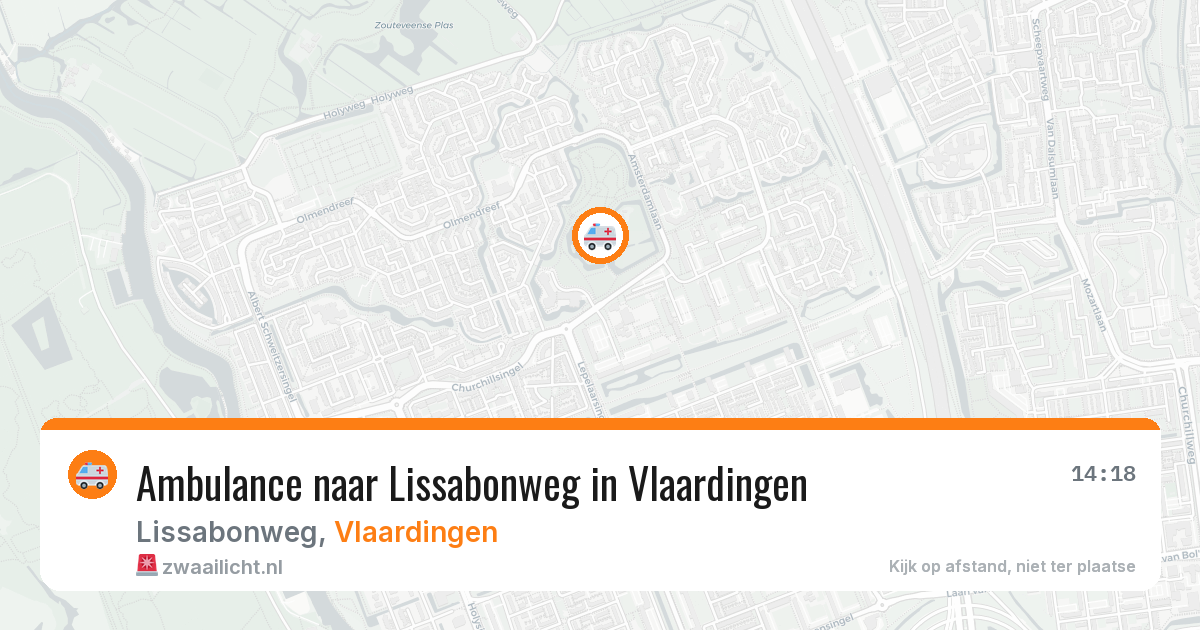 Ambulance naar Lissabonweg in Vlaardingen — 12 apr 2026