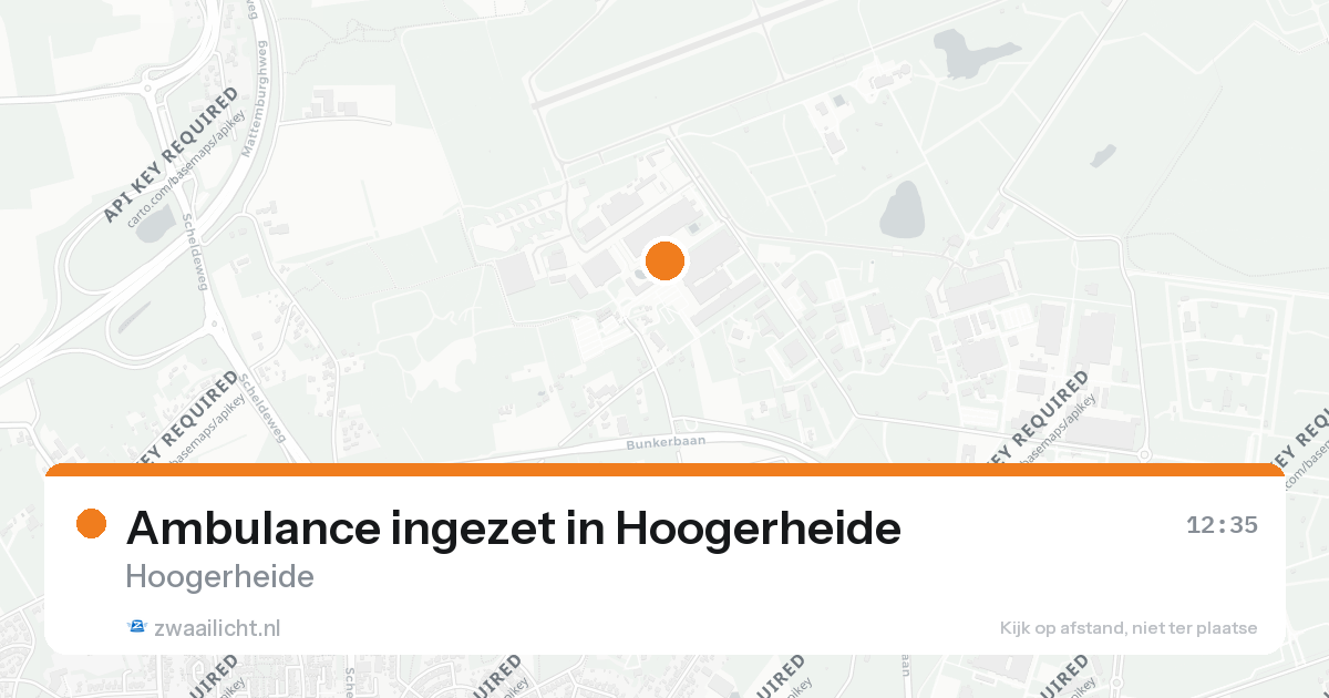 Ambulance ingezet in Hoogerheide — 26 aug 2026
