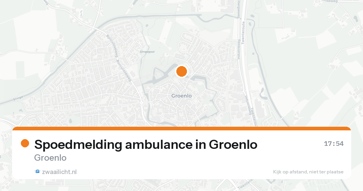Spoedmelding ambulance in Groenlo — 31 jan 2026