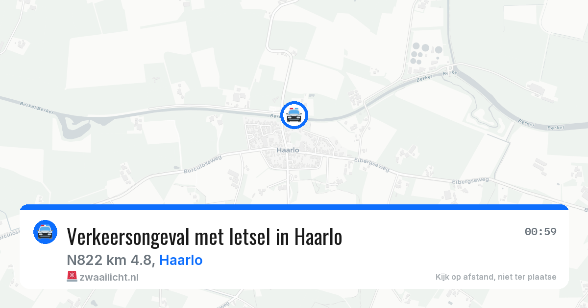 Verkeersongeval met letsel in Haarlo — 20 jan 2026