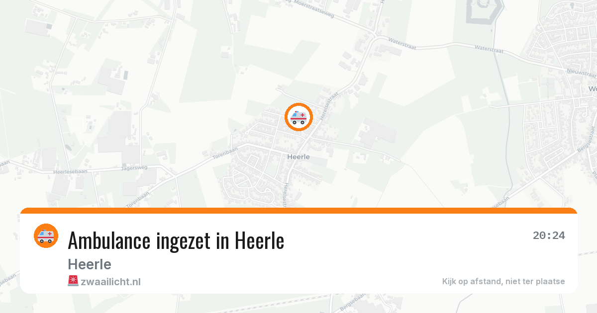 Ambulance ingezet in Heerle — 2 aug 2026