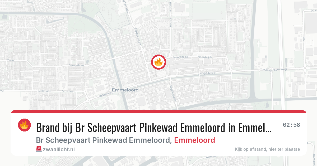 Brand bij Br Scheepvaart Pinkewad Emmeloord in Emmeloord — 3 apr 2026
