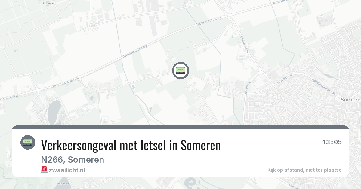 Verkeersongeval met letsel in Someren — 12 mrt 2026