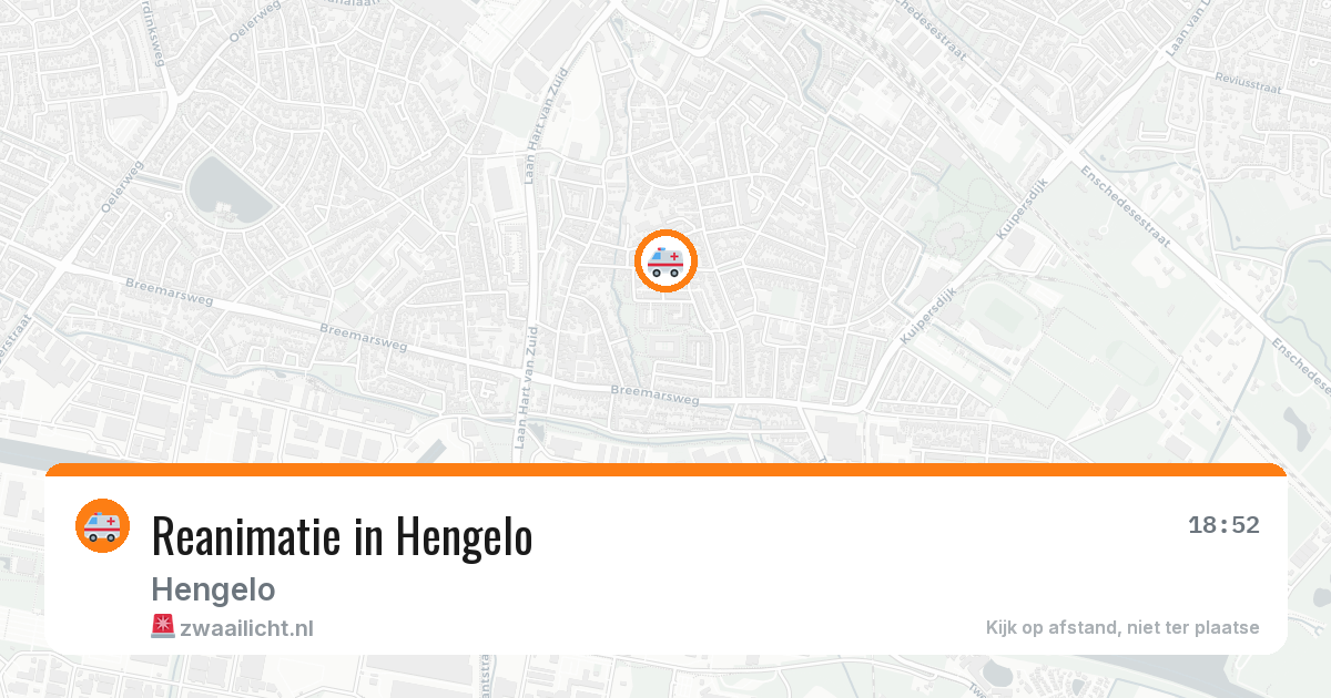 Reanimatie in Hengelo — 20 feb 2026