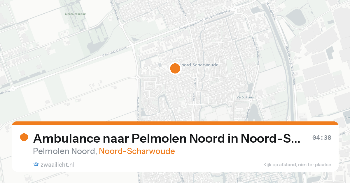 Ambulance naar Pelmolen Noord in Noord-Scharwoude — 8 feb 2026