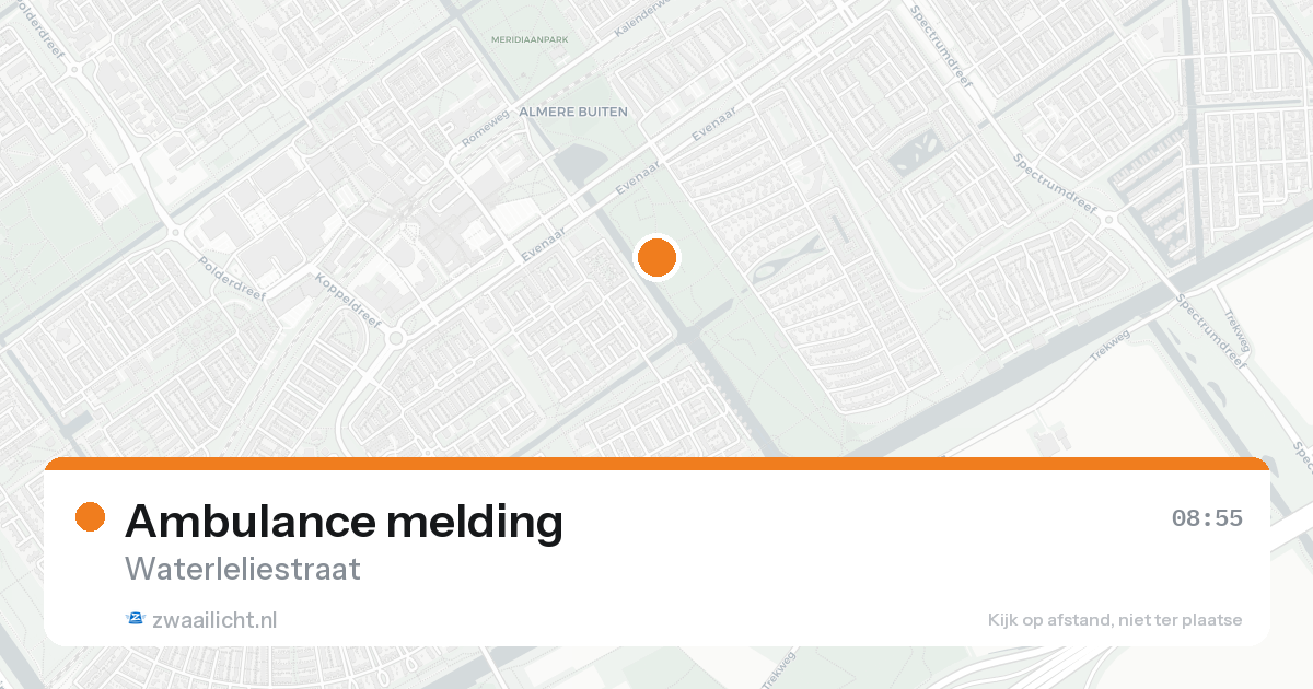 Ambulance melding — 7 feb 2026