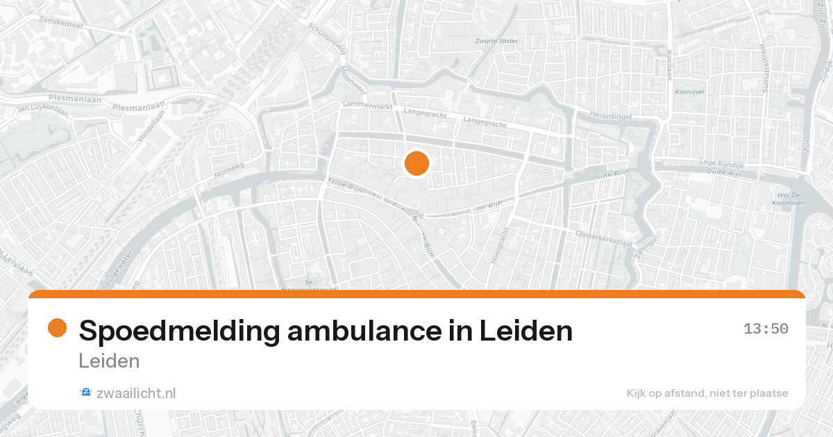 Spoedmelding ambulance in Leiden — 7 feb 2026