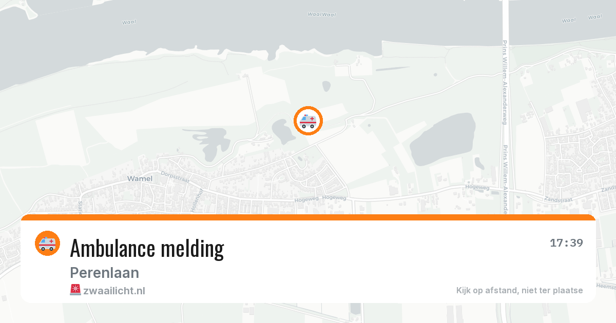 Ambulance melding — 4 mei 2026