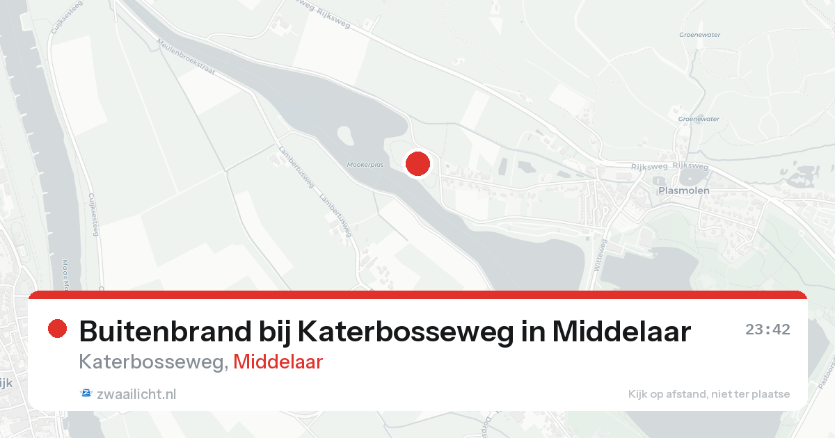 Buitenbrand bij Katerbosseweg in Middelaar — 17 aug 2026