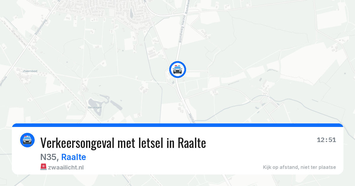 Verkeersongeval met letsel in Raalte — 23 jan 2026