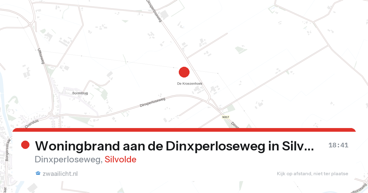 Woningbrand aan de Dinxperloseweg in Silvolde — 27 aug 2026