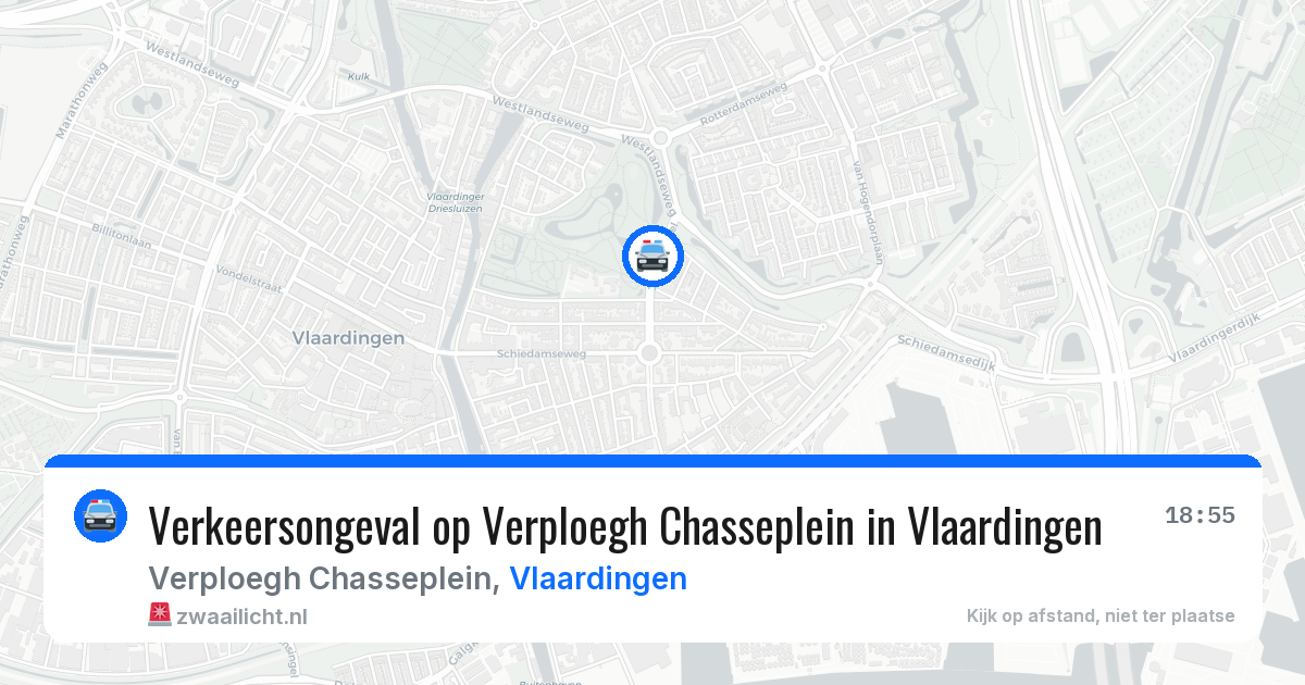 Verkeersongeval op Verploegh Chasseplein in Vlaardingen — 3 jun 2026
