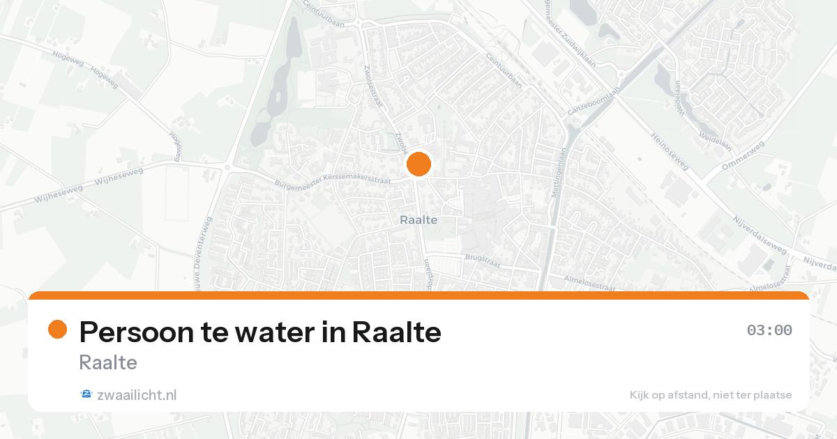 Persoon te water in Raalte — 31 jan 2026