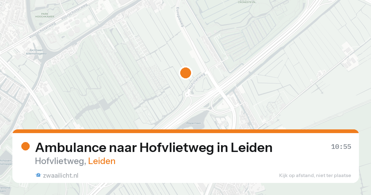 Ambulance naar Hofvlietweg in Leiden — 7 feb 2026