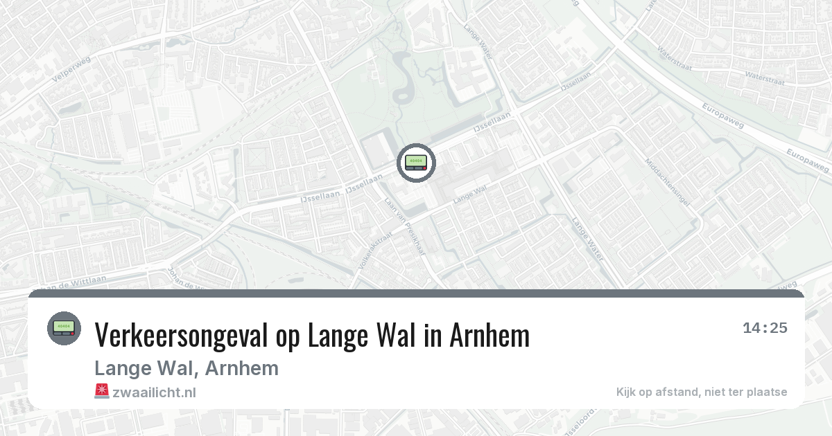 Verkeersongeval op Lange Wal in Arnhem — 11 mrt 2026