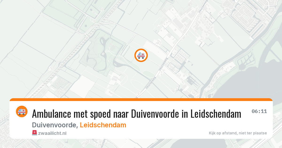 Ambulance met spoed naar Duivenvoorde in Leidschendam — 28 jan 2026