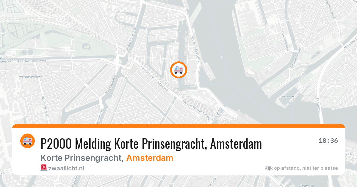 P2000 Melding Korte Prinsengracht, Amsterdam — 27 apr 2026