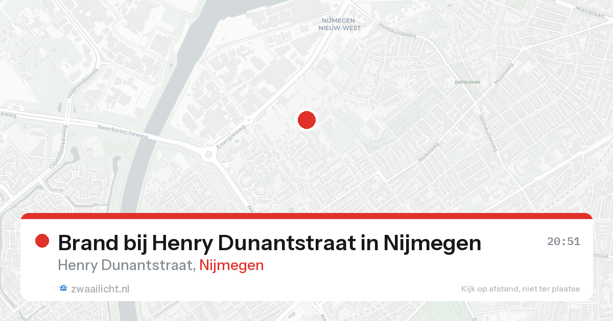 Brand bij Henry Dunantstraat in Nijmegen — 15 aug 2026