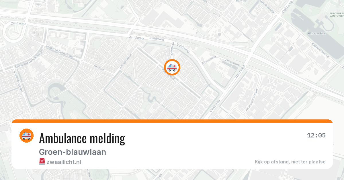 Ambulance melding — 8 feb 2026