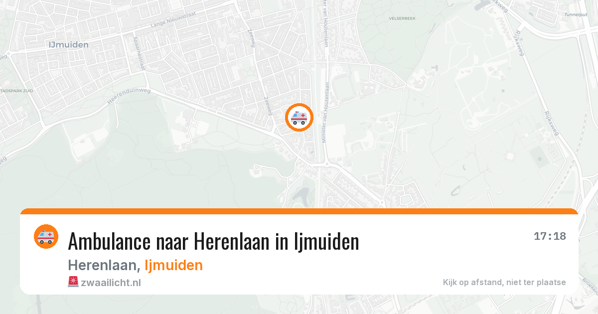 Ambulance naar Herenlaan in Ijmuiden — 27 jul 2026