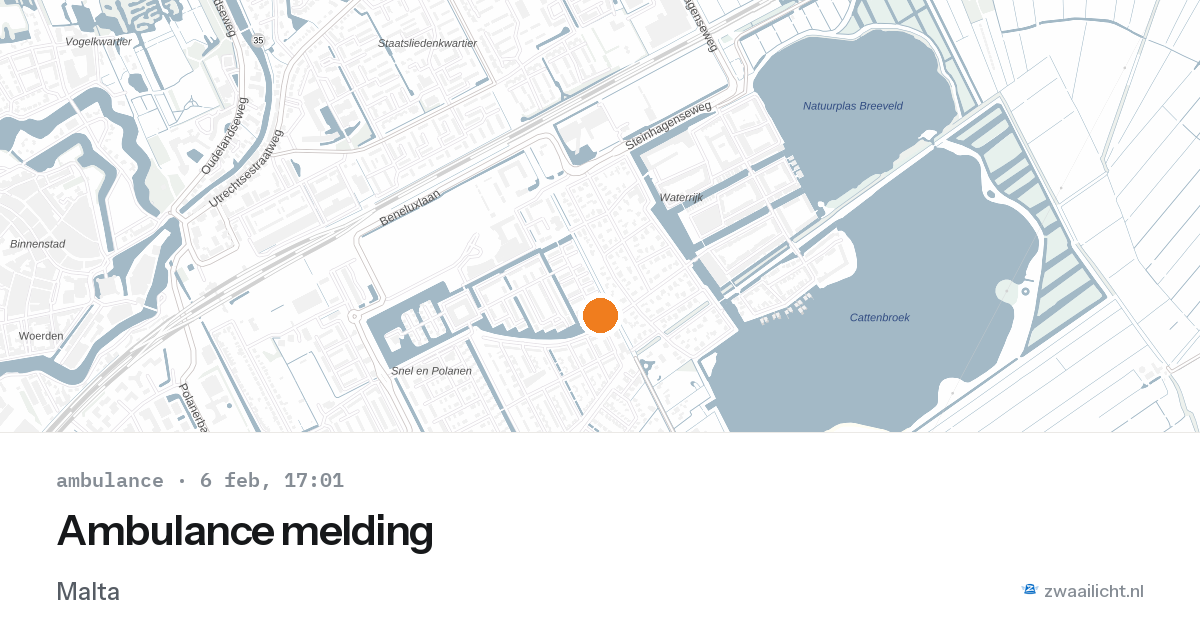 Ambulance melding — 6 feb 2026