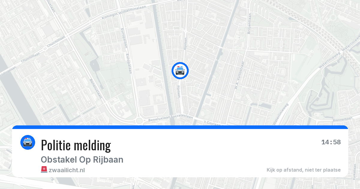 Politie melding — 11 apr 2026