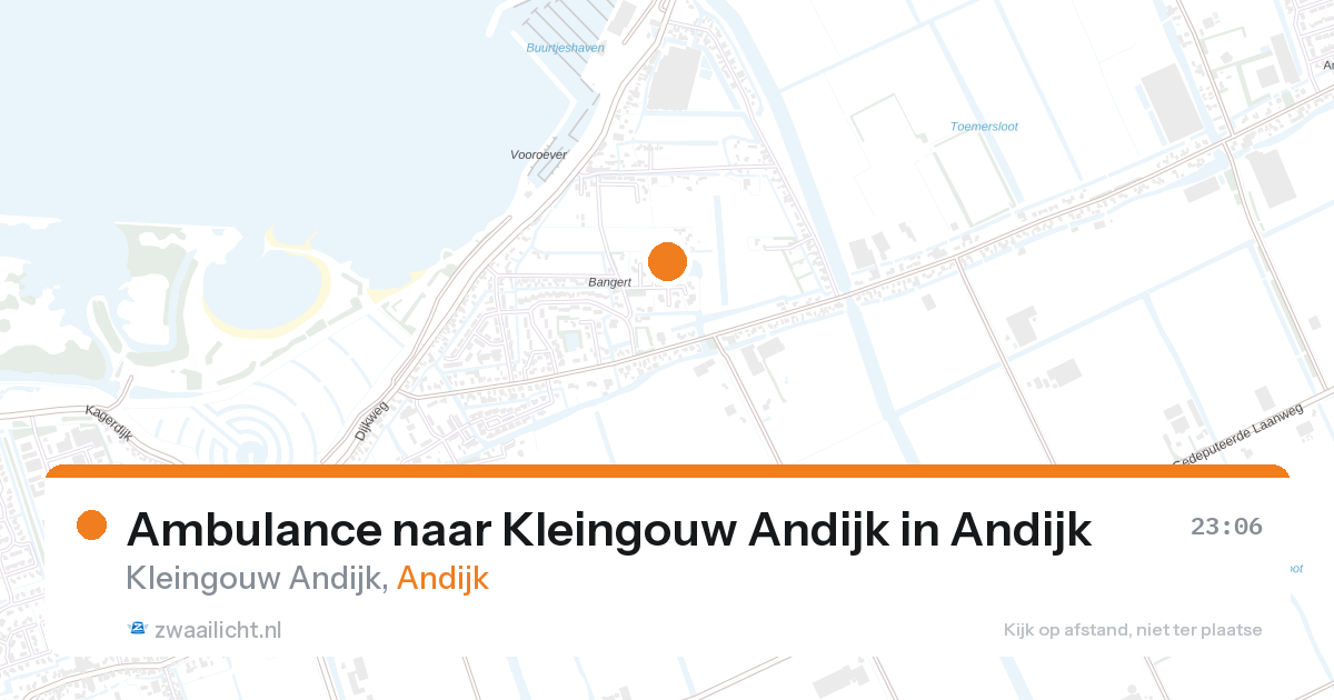 Ambulance naar Kleingouw Andijk in Andijk — 31 jan 2026
