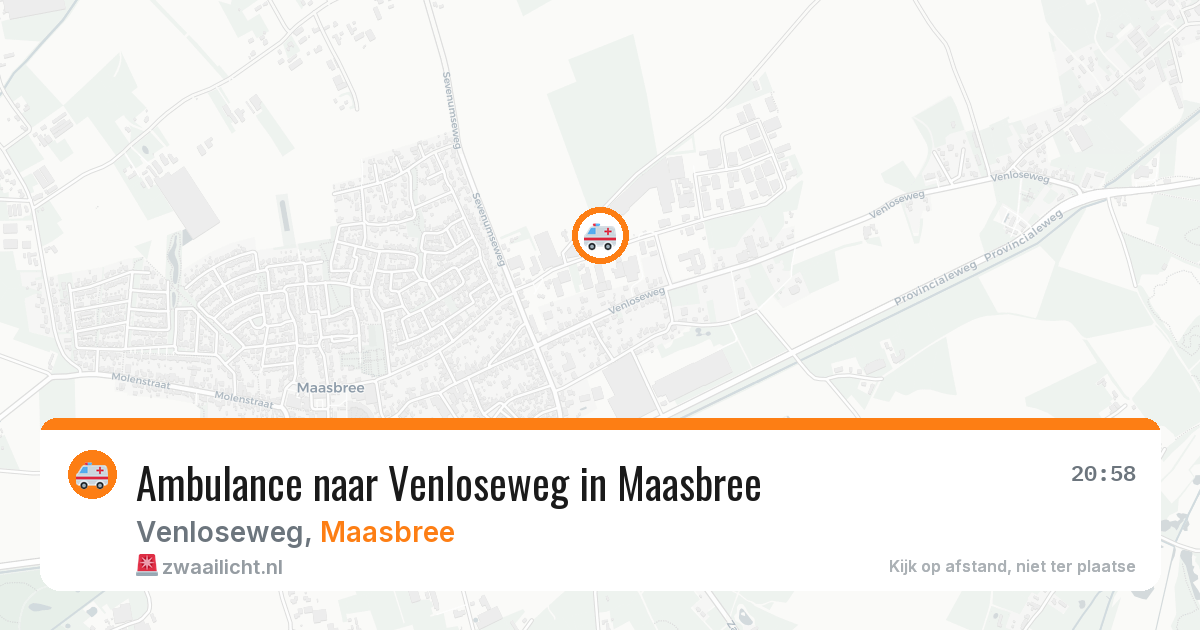 Ambulance naar Venloseweg in Maasbree — 27 jul 2026