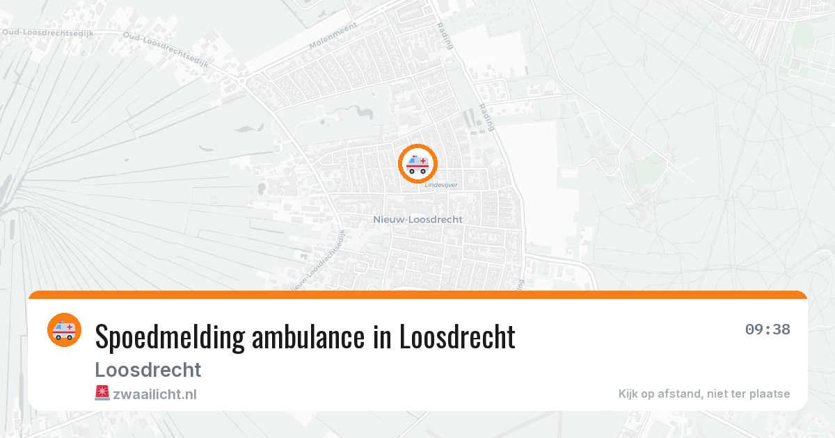 Spoedmelding ambulance in Loosdrecht — 28 jan 2026