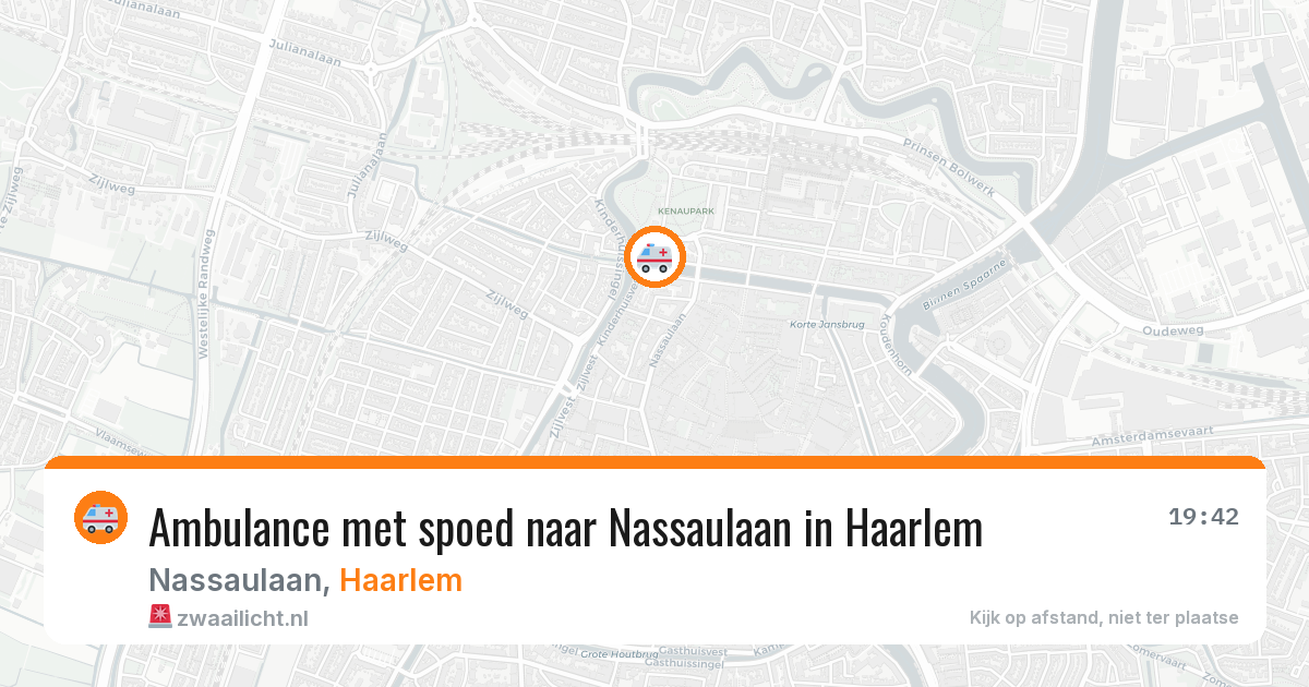 Ambulance met spoed naar Nassaulaan in Haarlem — 3 apr 2026
