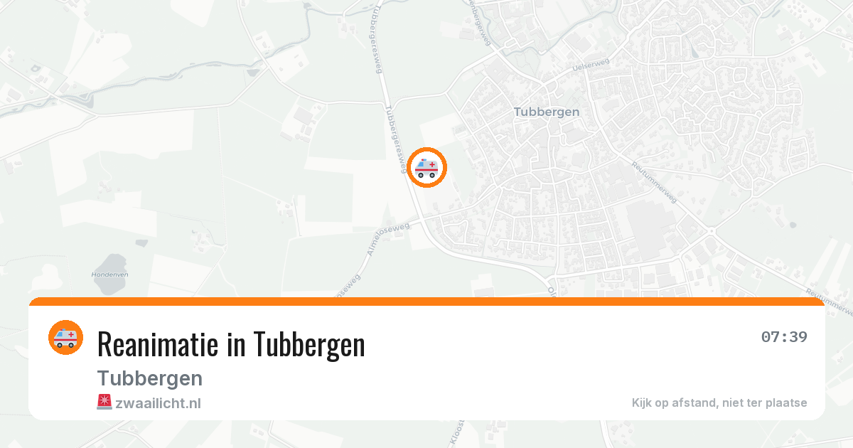 Reanimatie in Tubbergen — 12 mei 2026