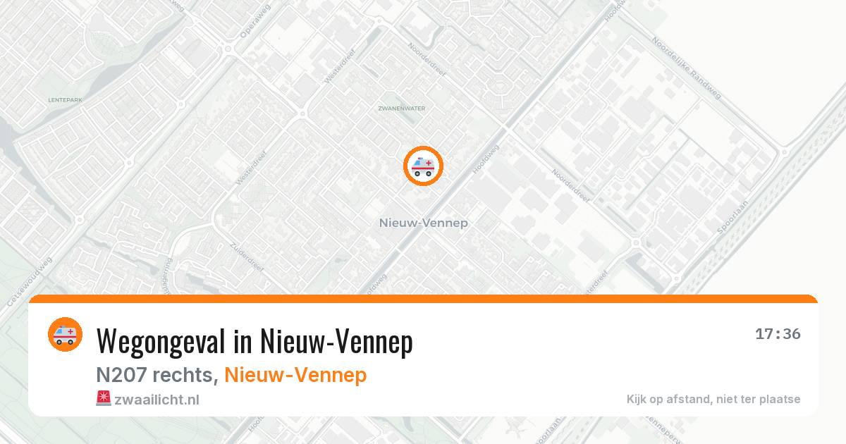 Wegongeval in Nieuw-Vennep — 9 jul 2026