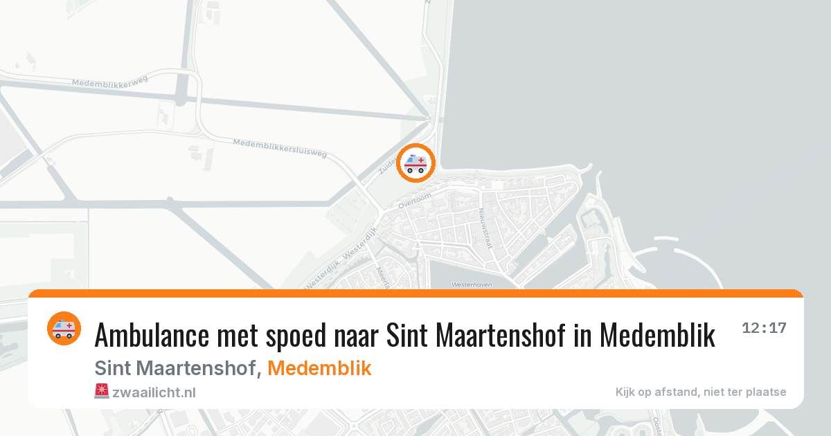 Ambulance met spoed naar Sint Maartenshof in Medemblik — 21 jan 2026