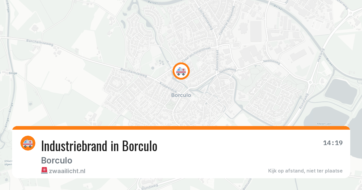 Industriebrand in Borculo — 23 apr 2026